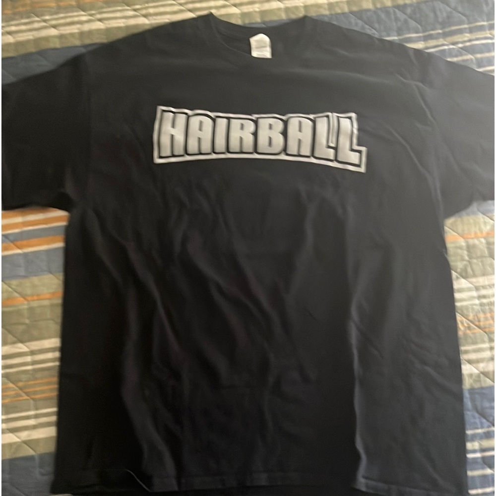Hairball Concert T-shirt Black. Got Balls?
